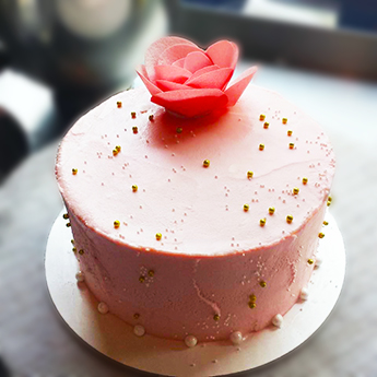 Pink Custom Cake